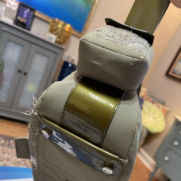 Dior Limited Edition Olive Green Silk Street Chic Columbus Ave Bag - Picture 4 of 16